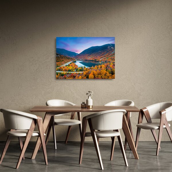 Tablou pe sticlă - White Mountain, New Hampshire, USA (70x50 cm)