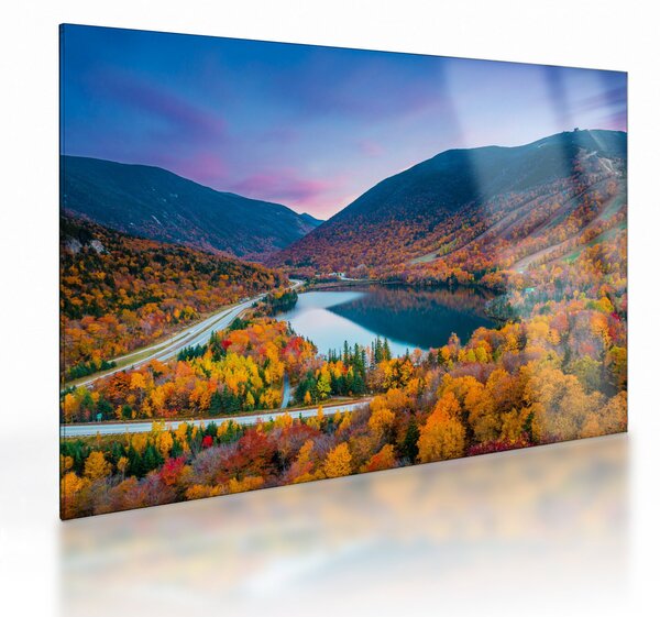 Tablou pe sticlă - White Mountain, New Hampshire, USA (70x50 cm)