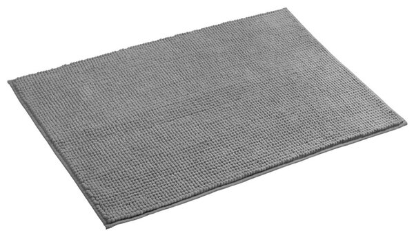 BISK Erga Basic, covoraș de baie 80x50 cm, model 6 Chenille Rolled, gri, ERG-08687