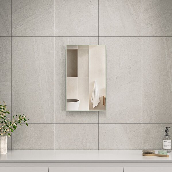 Erga Rectangle, oglindă dreptunghiulară 30x50 cm, ERG-V01-RECTAGLE-3050-CL
