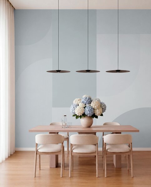 Tapet Minimalism elegant cu geometrie, Fototapet Abstract, w01500v2 : Uwalls.ro
