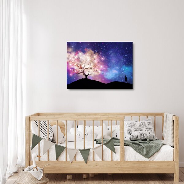 Tablou pe sticlă - Raborele spațial (70x50 cm)