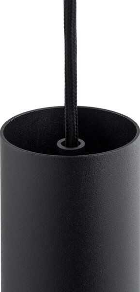 Argon Gomera Plus lampă suspendată 1x5 W negru 4756
