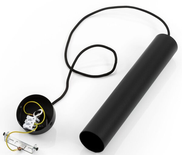 Argon Gomera Plus lampă suspendată 1x5 W negru 4756