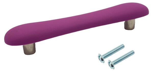 Maner mobilier pentru copii model CN FUXI , 96 mm, finisaj verde | mov | rosu