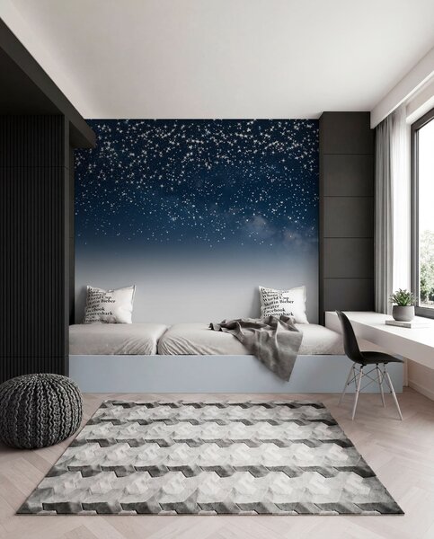 Tapet Cer de noapte înstelat, gradient moale, cosmic, constelații, Fototapet Spaţiu, w01797v1 : Uwalls.ro