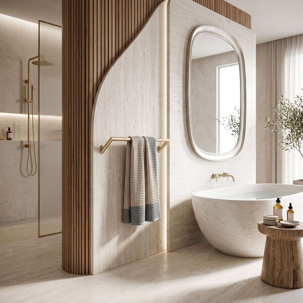 Cuier de baie Will Brush Gold