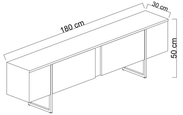 Set mobilier living Luna 1 (travertin + auriu). 1102332