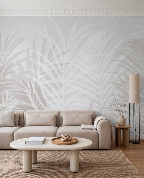 Tapet Frunze tropicale la modă, Fototapet 3D, Fototapet 3D Frunze, w02026 : Uwalls.ro