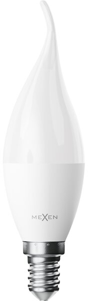Mexen Nova, Bec LED cu flacără E14, C37, 10W, Cald - 3000K, 1055 lm - L106-E14-1030-01