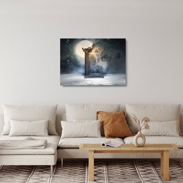 Tablou pe sticlă - Oglindă magică (70x50 cm)