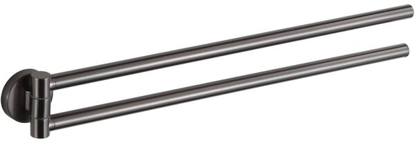 Mexen Remo, suport rotativ pentru prosoape cu 2 brațe, grafit, 70507255-66