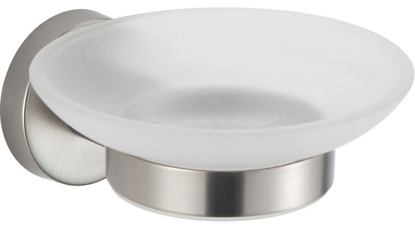 Mexen Remo, săpunieră din sticlă, oțel periat, 7050739-97