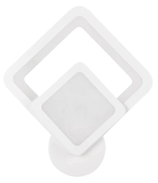 Aplica LED Erste Odin 25W Alb 26x29cm, 2500lm, CCT Reglabila 2700K-6500K, Corp Iluminat Modern Metal si Acrilic pentru Dormitor sau Hol IP20