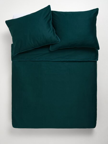 Sinsay - Lenjerie de pat din satin 200x220 - albastru-verzui