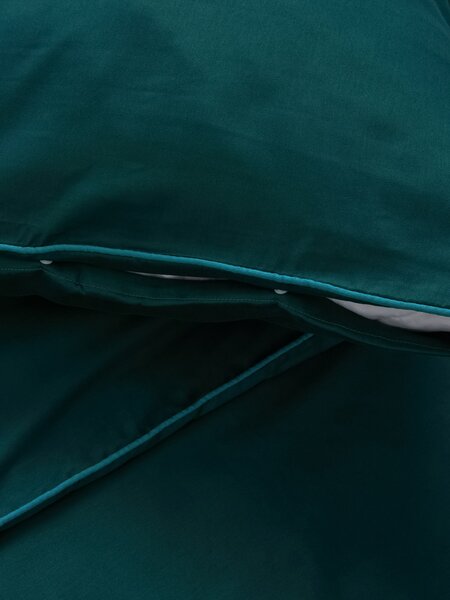Sinsay - Lenjerie de pat din satin 200x220 - albastru-verzui