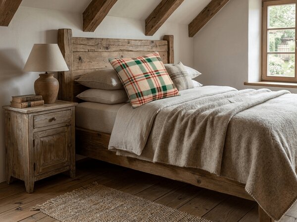 Fata de perna cocolino WINTER PLAID 45x45 cm, colorat