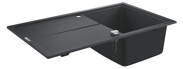 Grohe K400 chiuvetă din granit 86x50 cm negru 31640AP0