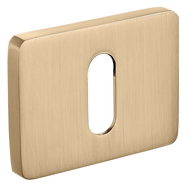 Kuchinox Kuchinox, rozetă dreptunghiulară pentru mâner pentru cheie de interior, auriu mat, LAV-LP2_G01A