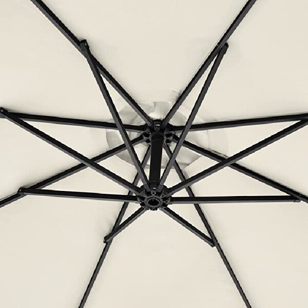 Umbrela de soare, Songmics, 300 cm, UPF 50+, Bej