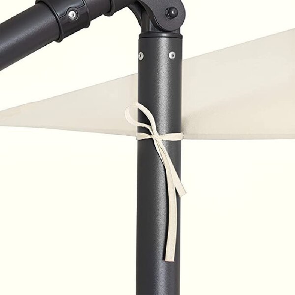 Umbrela de soare, Songmics, 300 cm, UPF 50+, Bej