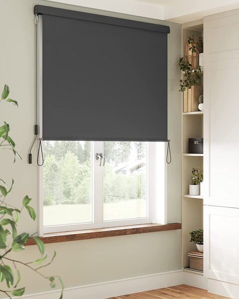 Copertina verticala, Songmics, 140 x 250 cm, Gri