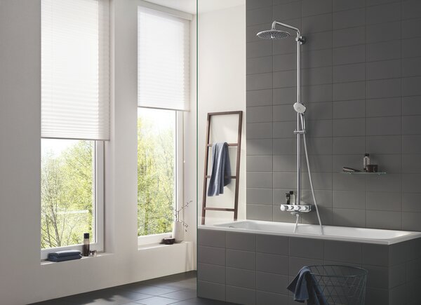 Grohe Euphoria set de duș perete cu termostat cu duș de ploaie StarLight Chrome 26510000