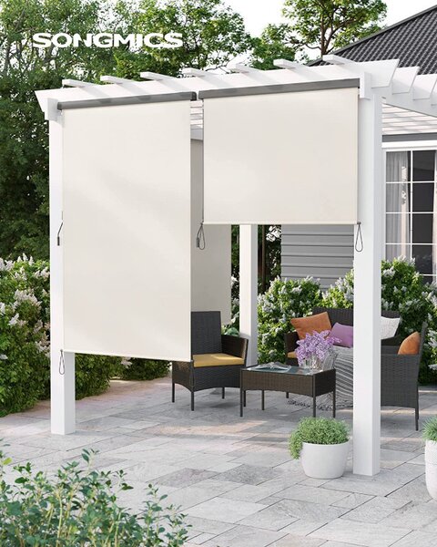 Copertina verticala, Songmics, 1.6m x 2.5m, Bej