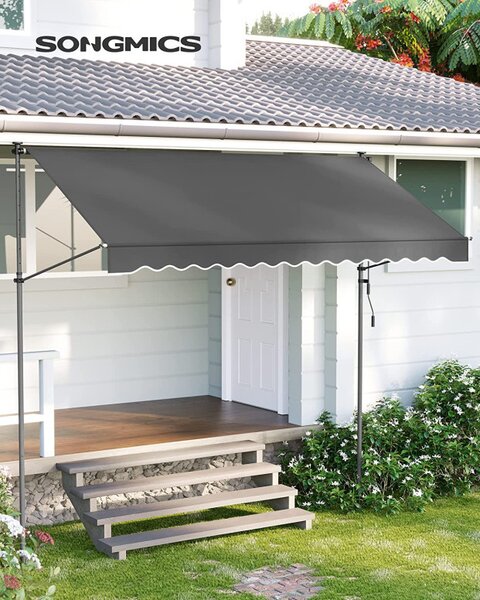 Copertina pentru balcon, Songmics, 300 x 130 cm, Gri