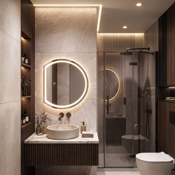 Oglindă de perete LED YH-BL-2 54x60cm