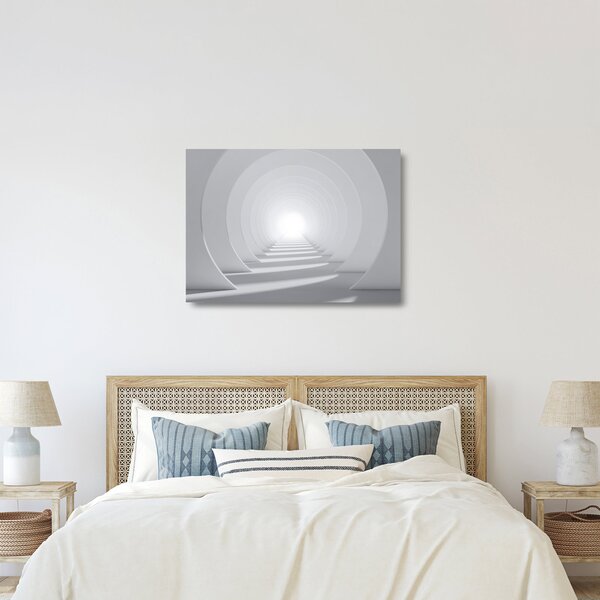 Tablou pe sticlă - 3D tunel (70x50 cm)