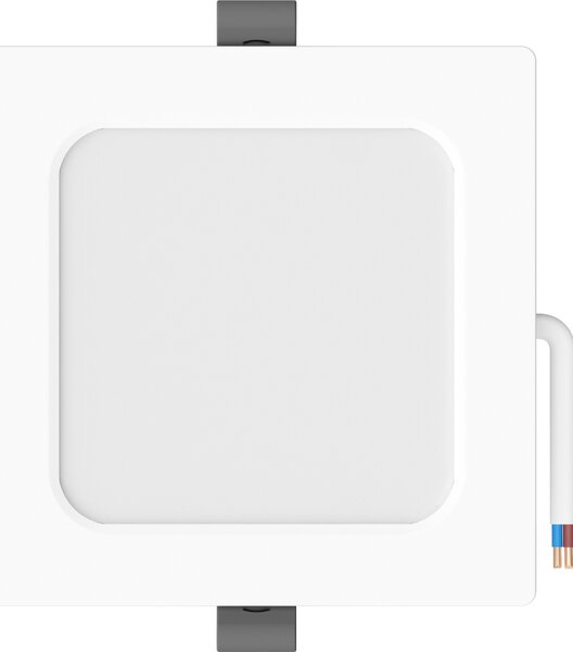 Mexen LDRR, Lampă de tavan încastrată LED 12 x 12 cm, 6W, neutru - 4000K, 600 lm, alb - L211-012-0640-20