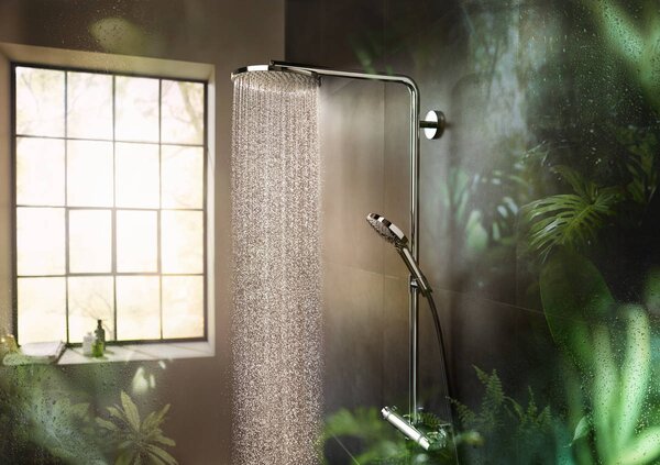Hansgrohe Raindance set de duș perete cu termostat cu duș de ploaie || 27633340