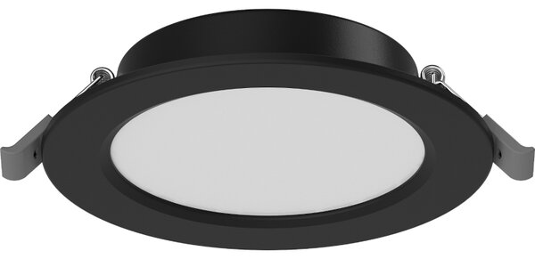 Mexen LDRR, lampă de tavan încastrată cu LED, diametru 12 cm, 6W, neutru - 4000K, 390 lm, negru - L210-012-0640-70
