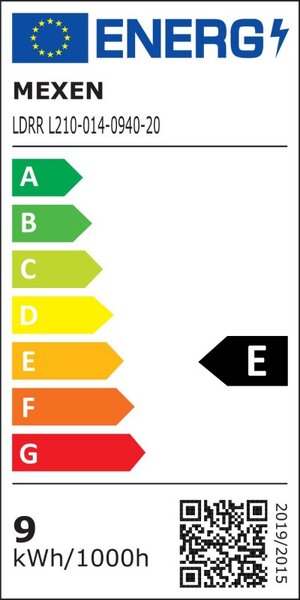 Mexen LDRR, lampă de tavan încastrată cu LED, diametru 12 cm 14 cm, 9W, neutru - 4000K, 990 lm, alb - L210-014-0940-20