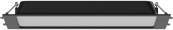 Mexen LDRR, Lampă de tavan încastrată LED 30 x 30 cm, 24W, neutru - 4000K, 1920 lm, negru - L211-030-2440-70