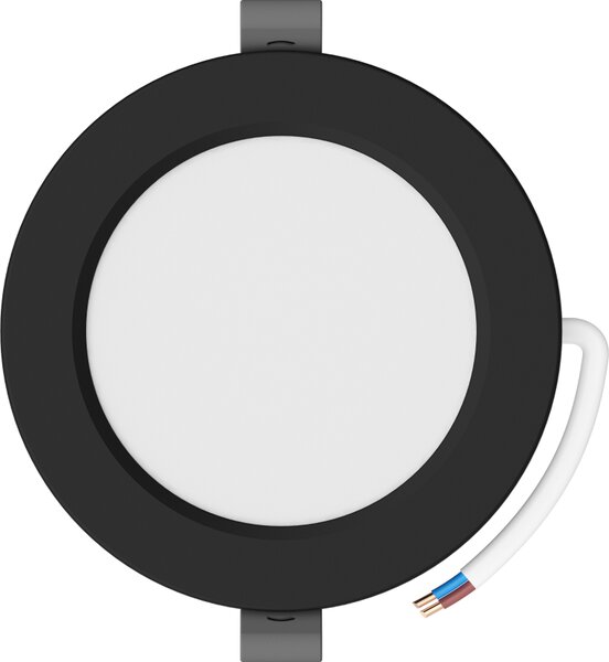 Mexen LDRR, lampă de tavan încastrată cu LED, diametru 12 cm, 6W, neutru - 4000K, 390 lm, negru - L210-012-0640-70