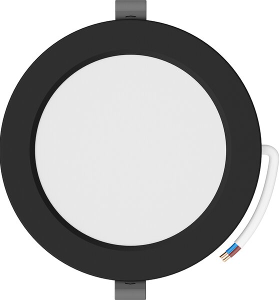 Mexen LDRR, lampă de tavan încastrată cu LED, diametru 12 cm 14 cm, 9W, neutru - 4000K, 720 lm, negru - L210-014-0940-70