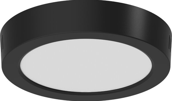 Mexen LDSR, plafonieră LED, diametru 17 cm, 12W, neutru - 4000K, 960 lm, negru - L212-017-1240-70