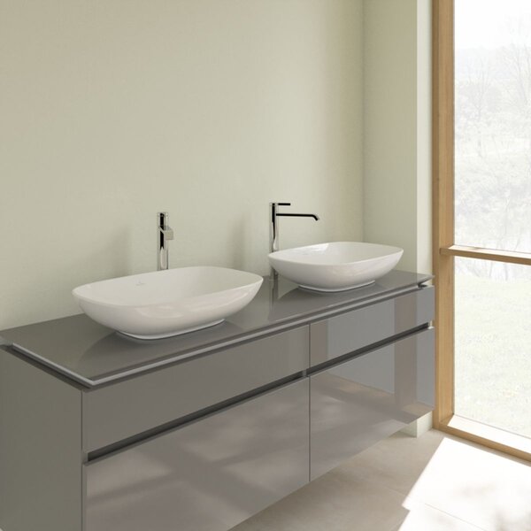 Villeroy & Boch Loop & Friends lavoar 56x38 cm dreptunghiular de blat alb luciu 4A490001