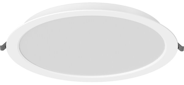 Mexen LDRR, lampă de tavan încastrată cu LED, diametru 12 cm 30 cm, 24W, neutru - 4000K, 2640 lm, alb - L210-030-2440-20