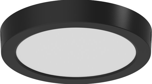 Mexen LDSR, plafonieră LED, diametru 22 cm, 18W, neutru - 4000K, 1440 lm, negru - L212-022-1840-70