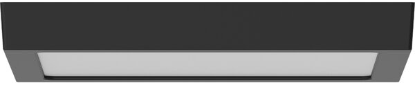 Mexen LDSS, plafonieră LED, dimensiune 30 x 30 cm, 24W, neutru - 4000K, 1920 lm, negru - L213-030-2440-70