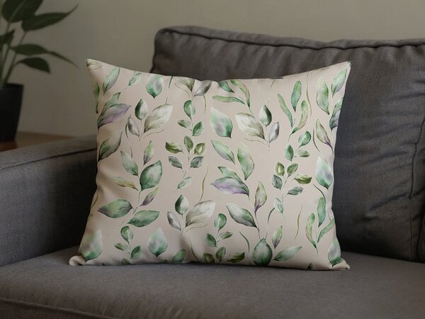 Husa pentru pernă din microfibra SNUVIA 50x70 cm, verde