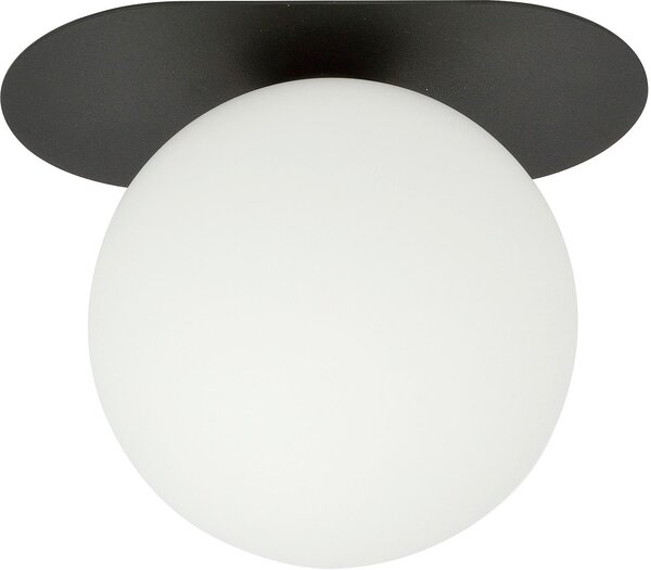 Emibig Plaza lampă de tavan 1x10 W negru-opal 1118/1
