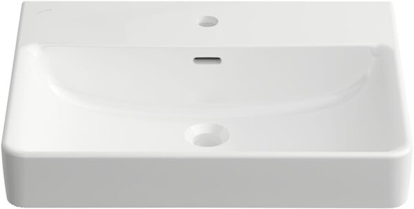 Laufen Pro S lavoar 60x46.5 cm dreptunghiular clasică-mobilier alb luciu H8109634001041