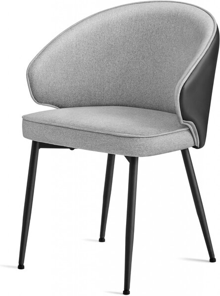 Scaun dinings, Vasagle, Gri deschis, 64x59x83.5 cm
