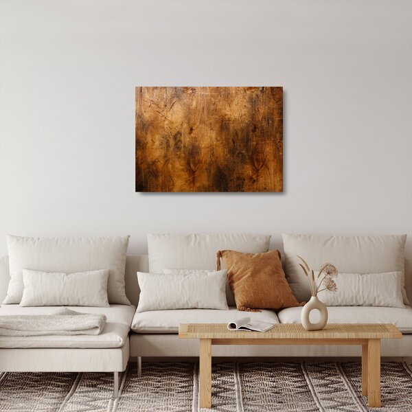 Tablou pe sticlă - Lemn în detaliu (70x50 cm)