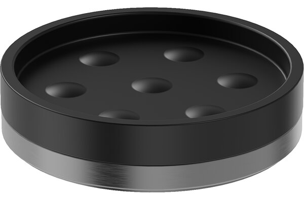 Mexen Triv, săpunieră, negru/grafit periat, 70A33057-66B