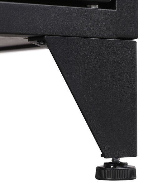 Dulap de depozitare, Vasagle, Maro-Negru, 100x35x55.5 cm
